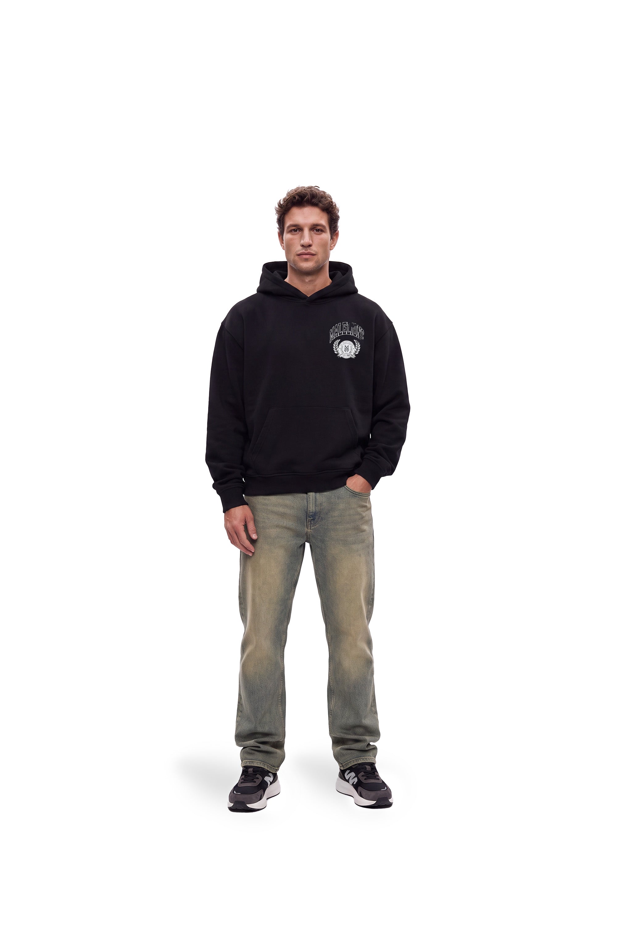 Malelions Men Community Hoodie | Black