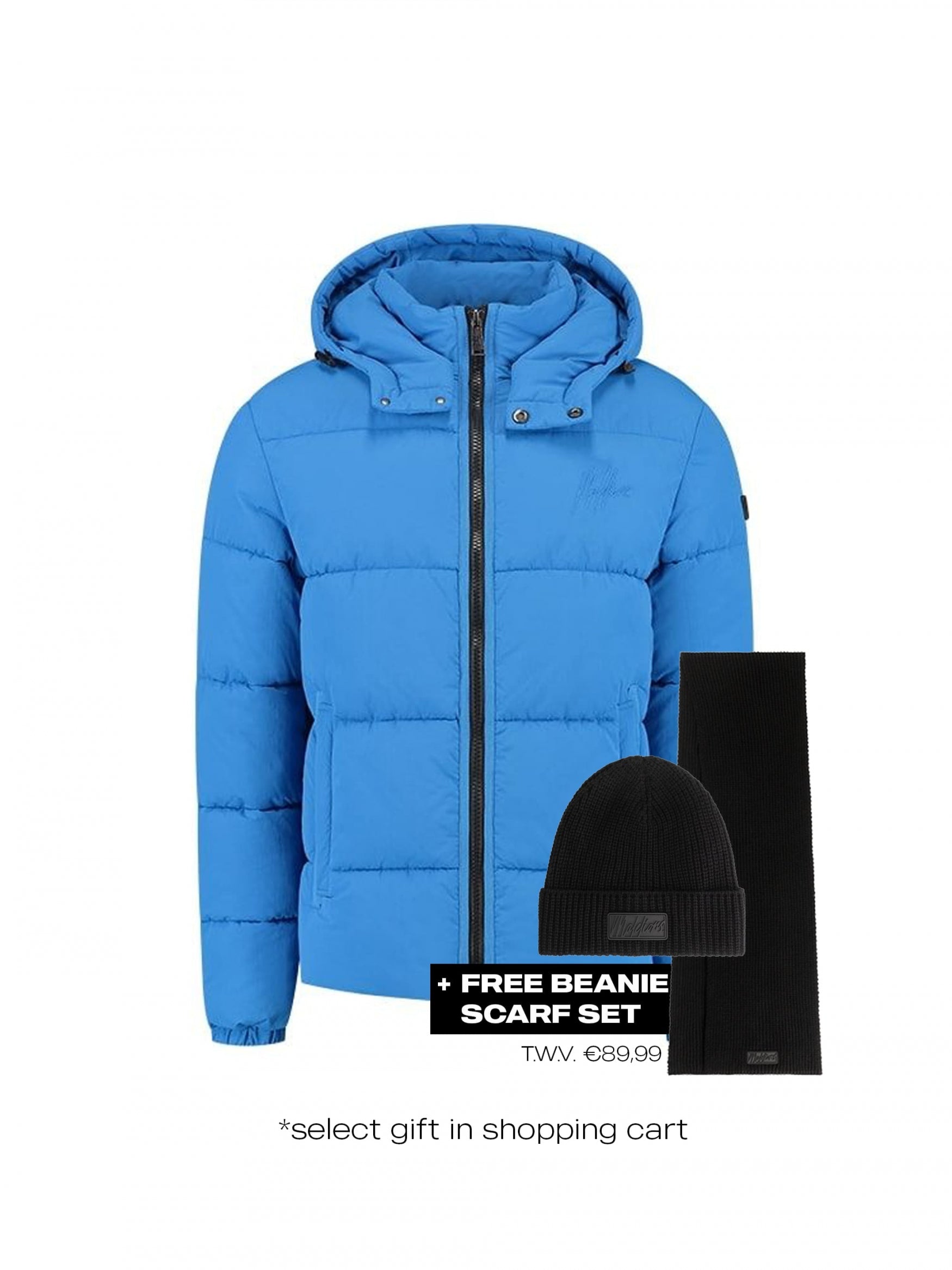  Malelions Men Donn Puffer Jacket 2.0 | Cobalt Blue