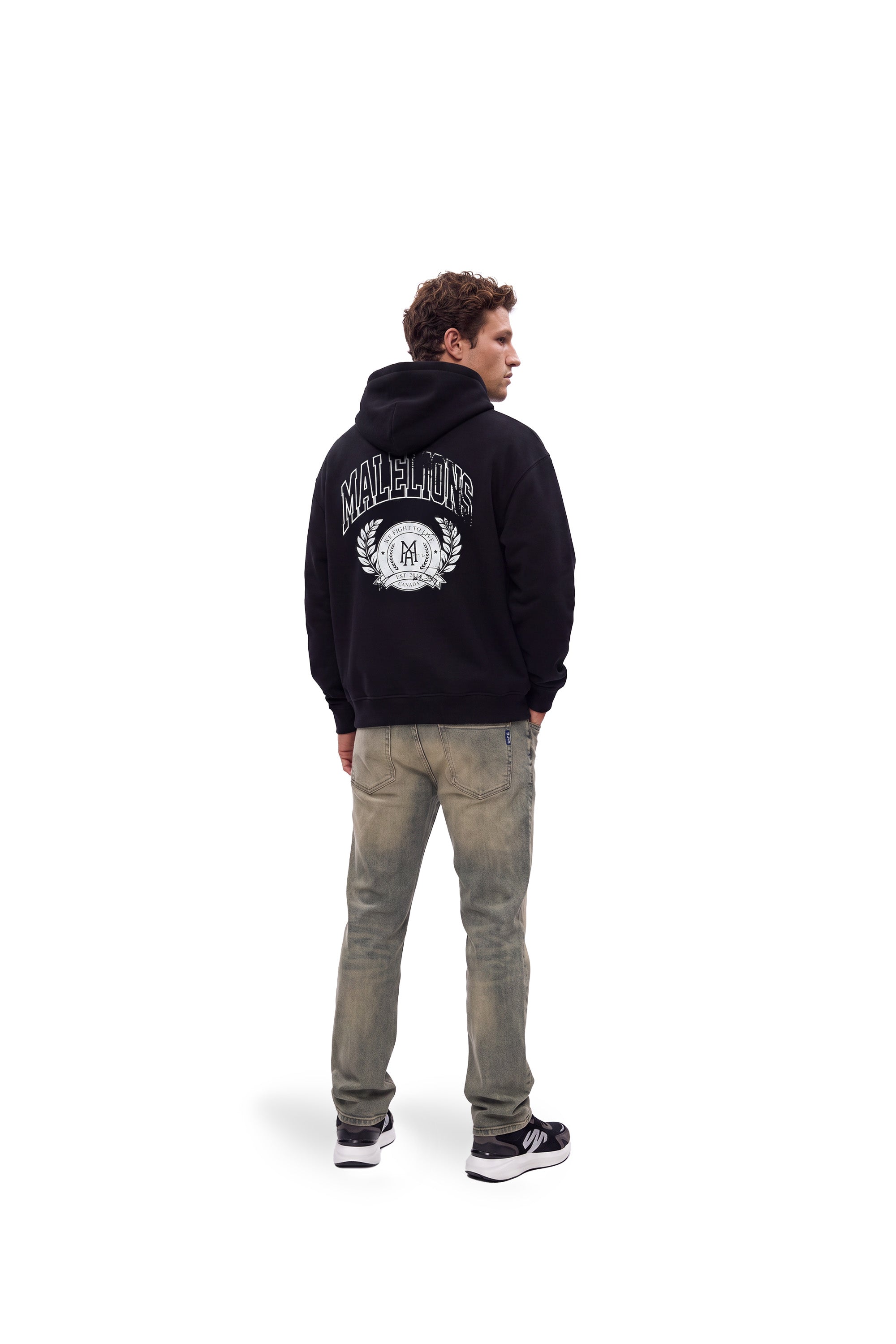 Malelions Men Community Hoodie | Black