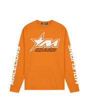 Malelions Men Motocross Longsleeve T-Shirt | Orange