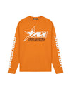  Malelions Men Motocross Longsleeve T-Shirt | Orange