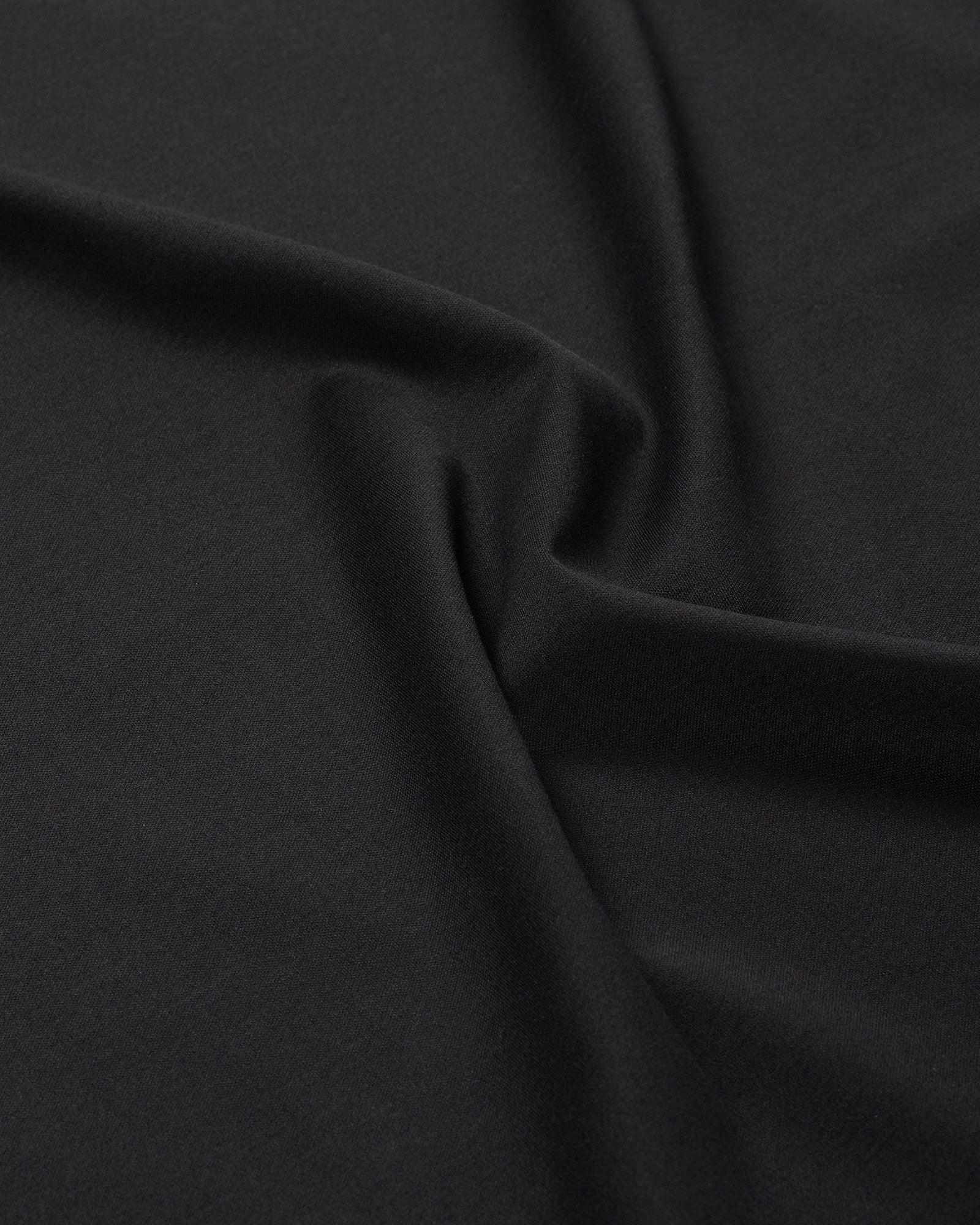 Malelions Premium Mercerized Cotton Longsleeve Polo | Black
