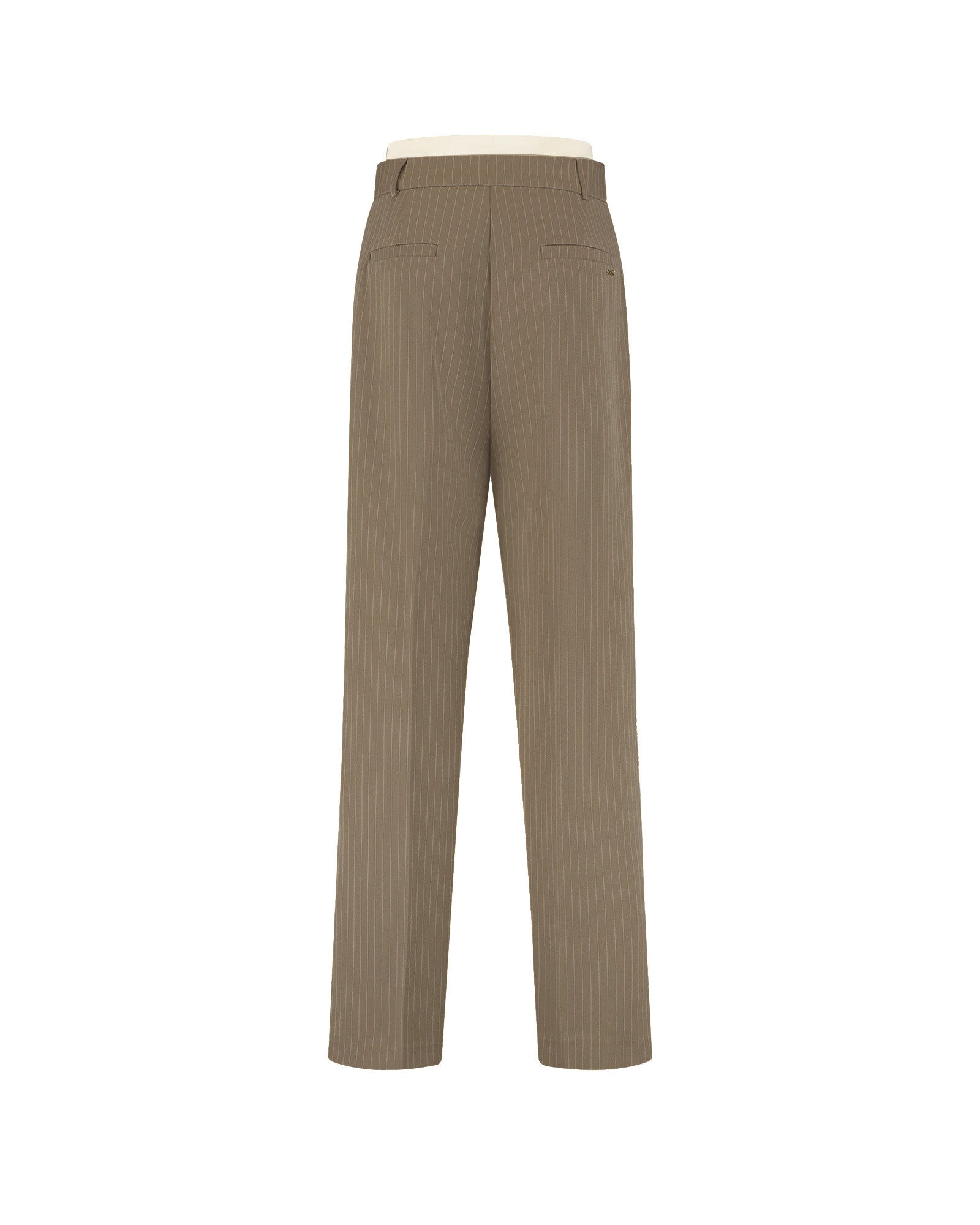 Malelions Women Pinstripe Pantalon | Sand