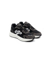  Malelions Casual Suede Trainer | Black/White