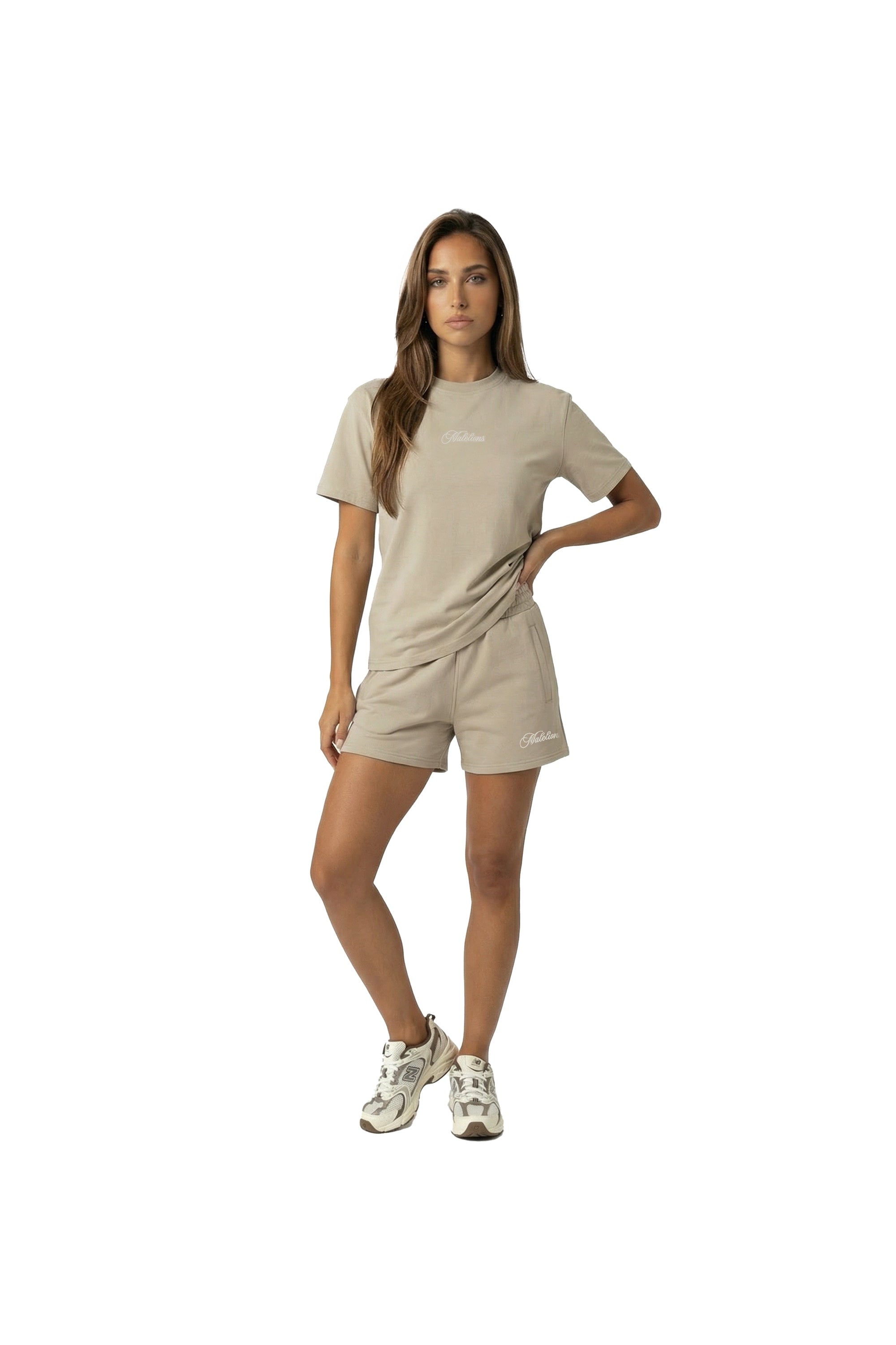 Malelions Women Kylie T-Shirt | Sand