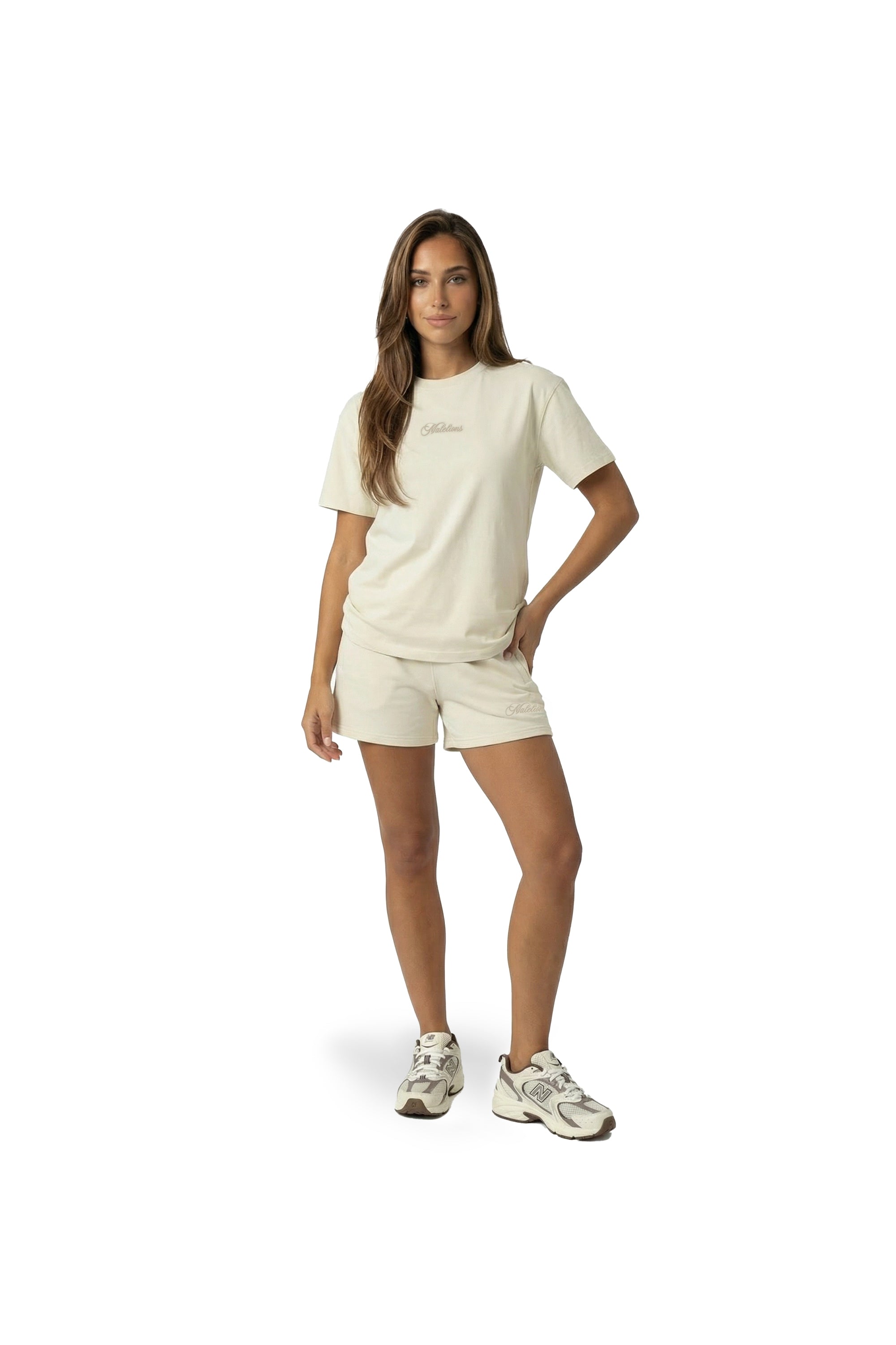 Malelions Women Kylie T-Shirt | Cream
