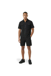 Malelions Men Capri Cargo Shorts | Black