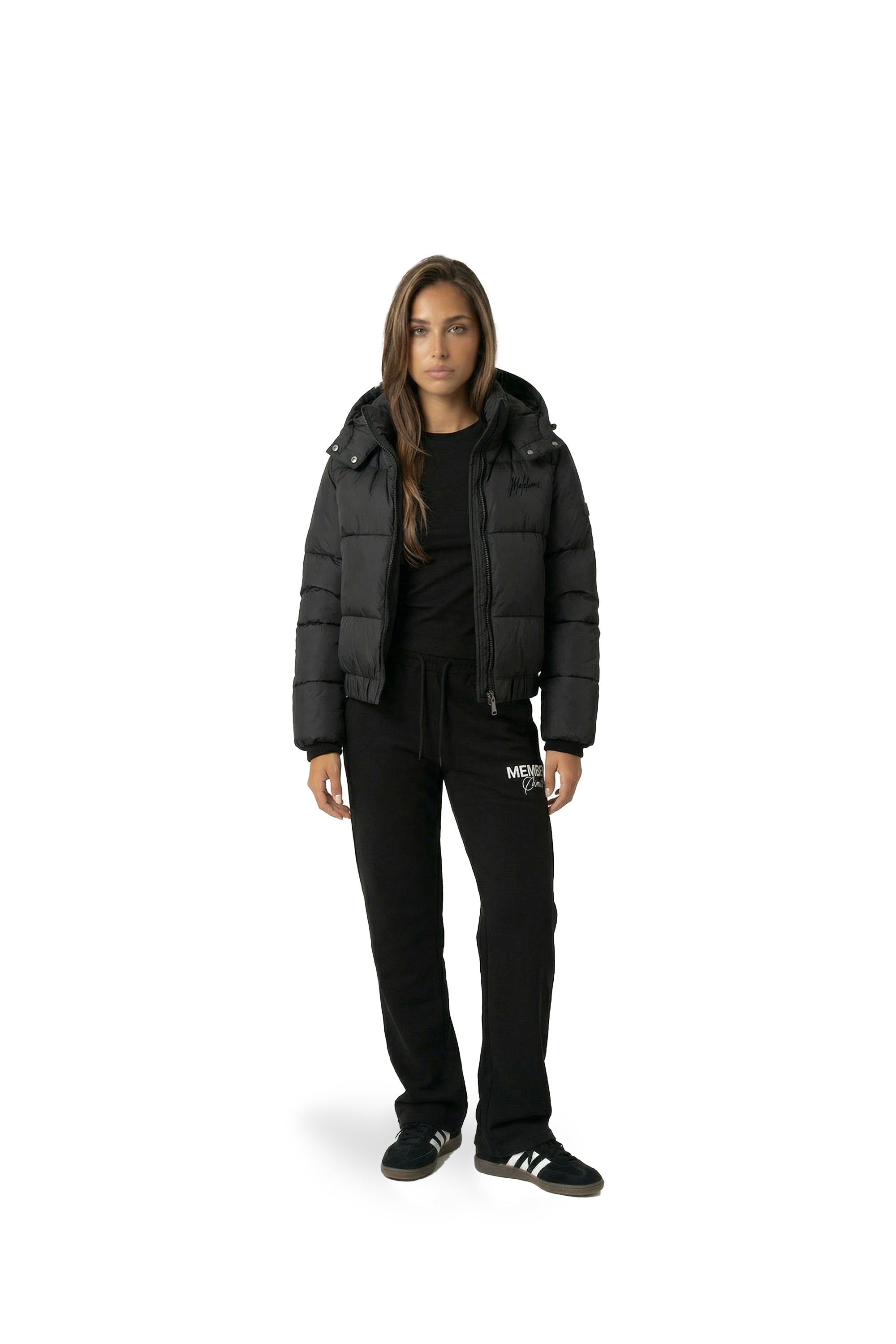 Malelions Women Signature Puffer Jacket | Black