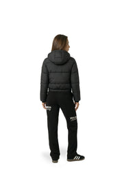 Malelions Women Signature Puffer Jacket | Black
