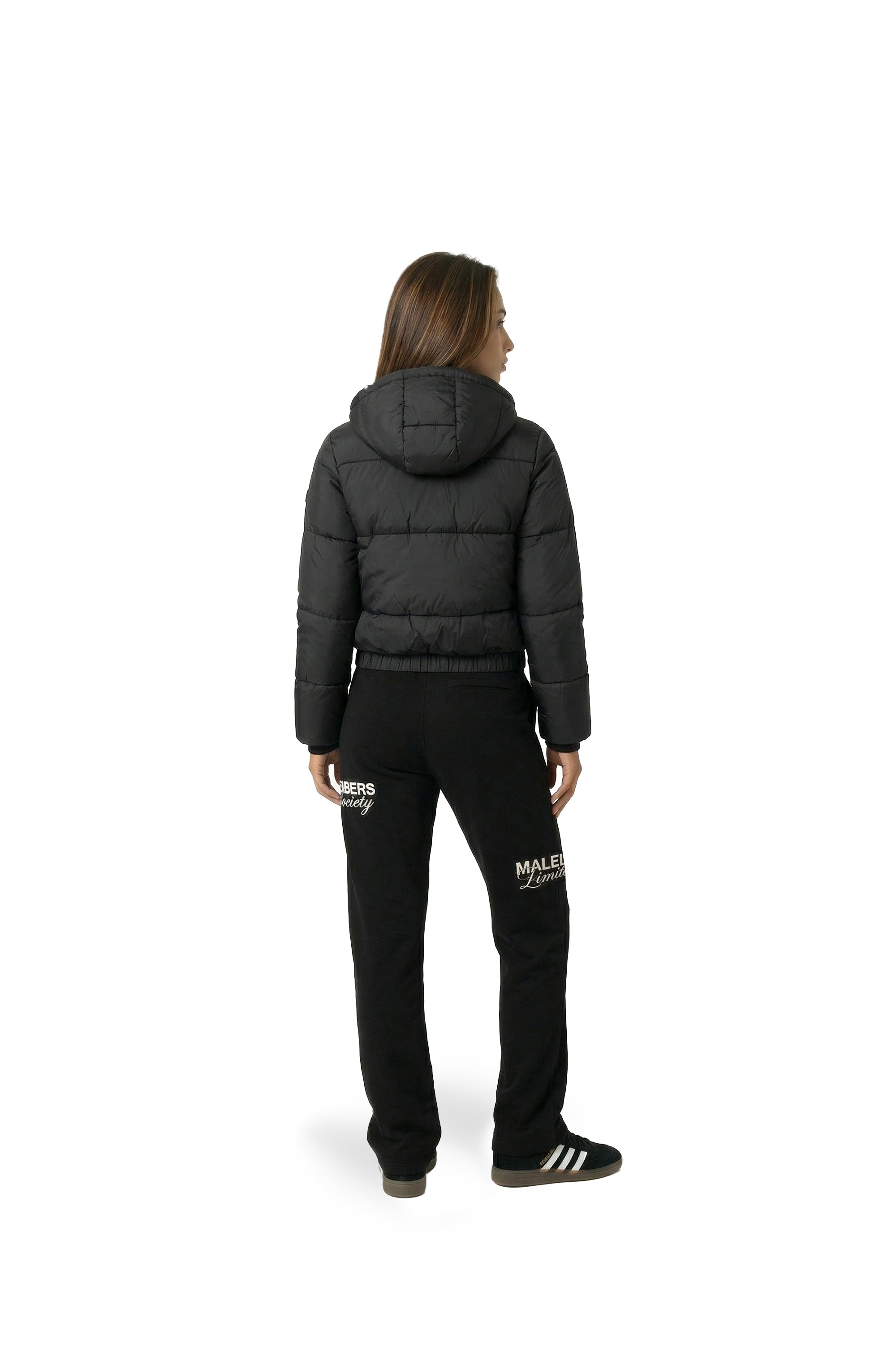 Malelions Women Signature Puffer Jacket | Black