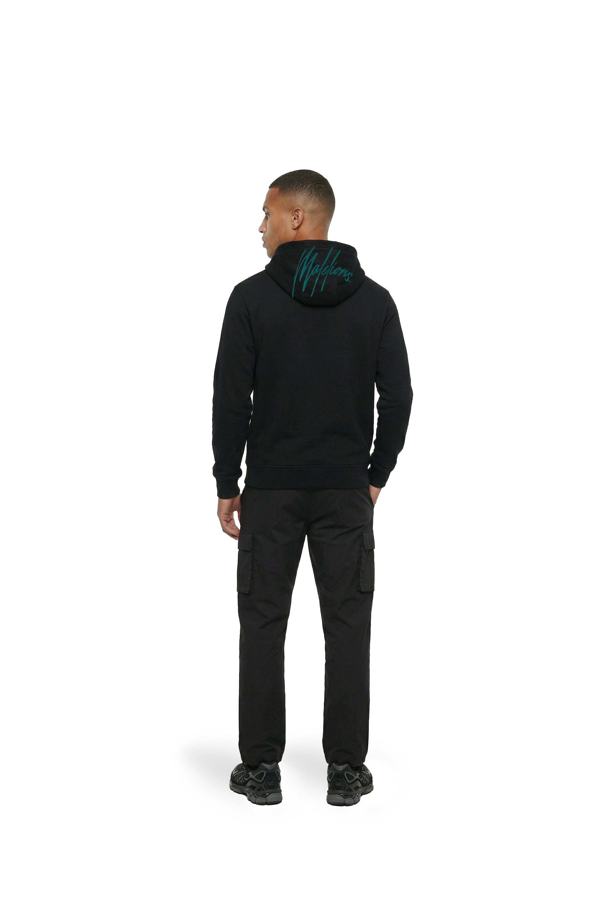 Malelions Men Tube Hoodie | Black