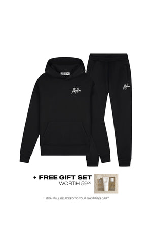 Malelions Women Signature Tracksuit | Black