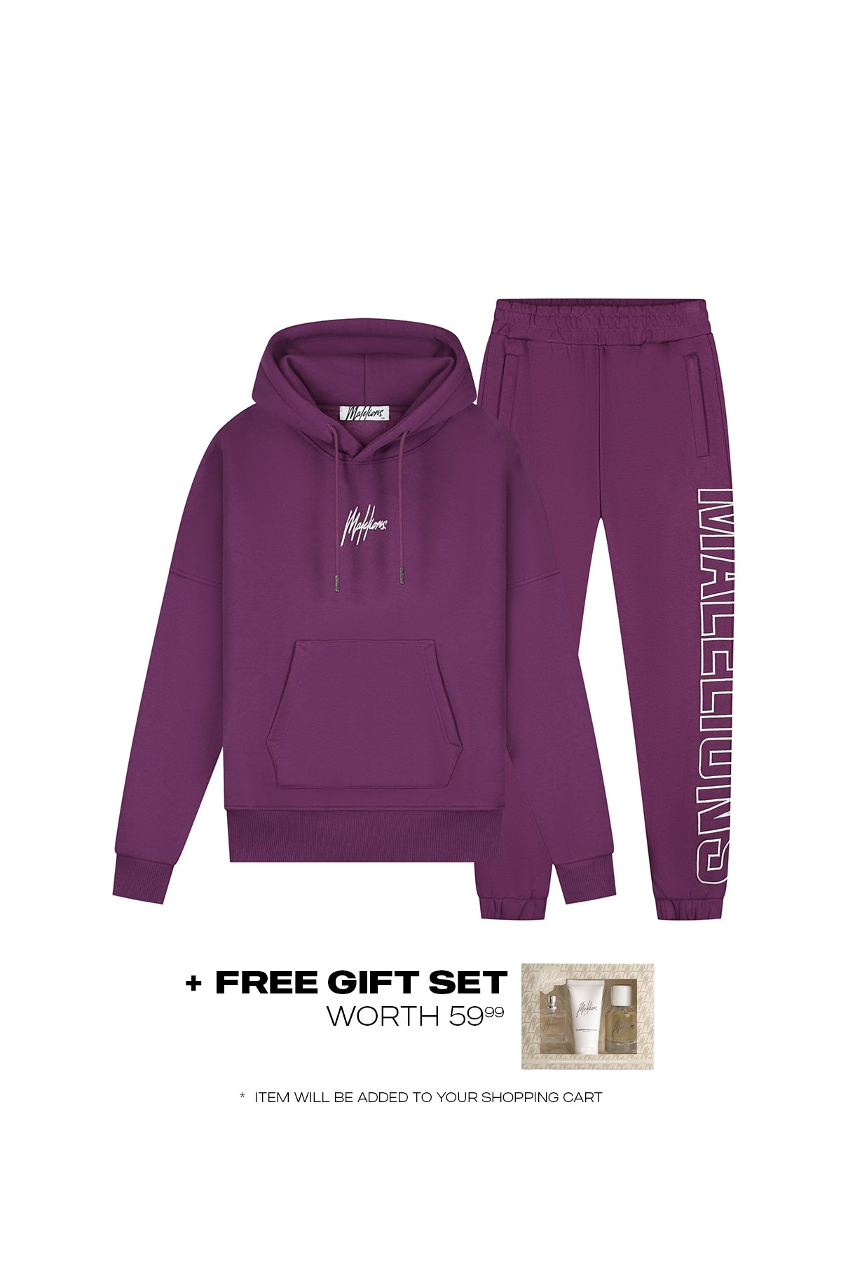 Malelions Women Kylie Tracksuit | Eggplant