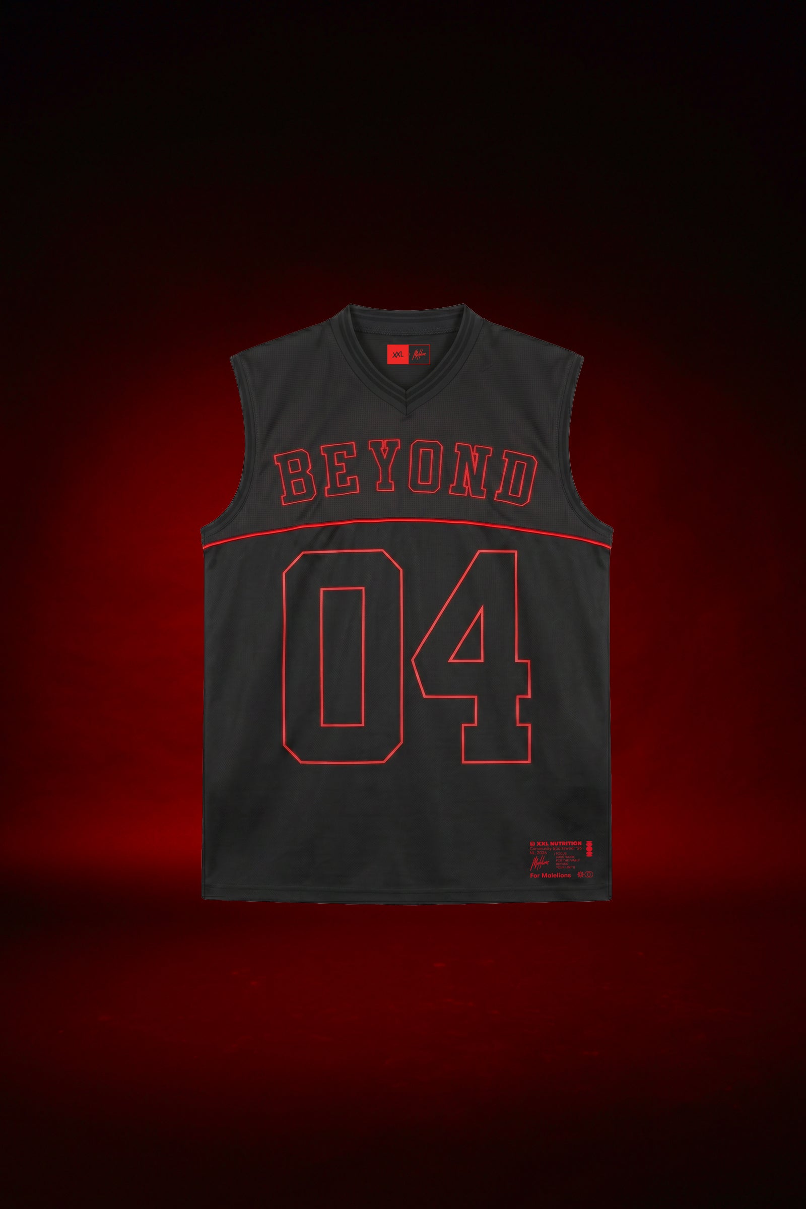 Malelions x XXL Sleeveless Legacy Mesh Jersey | Black