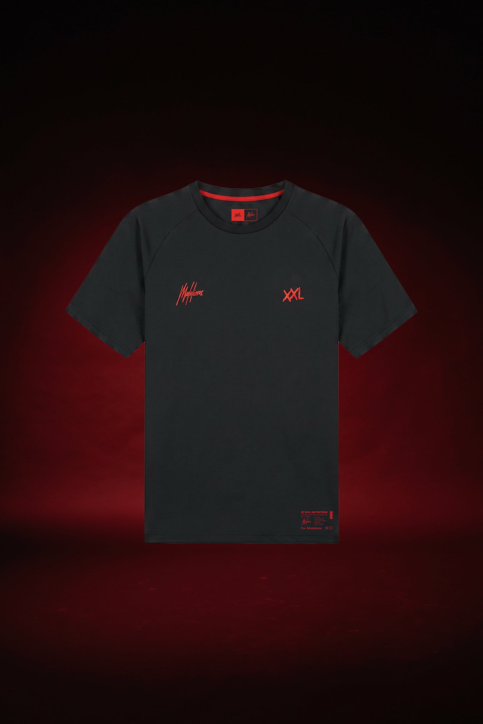 Malelions x XXL Strike T-Shirt | Black