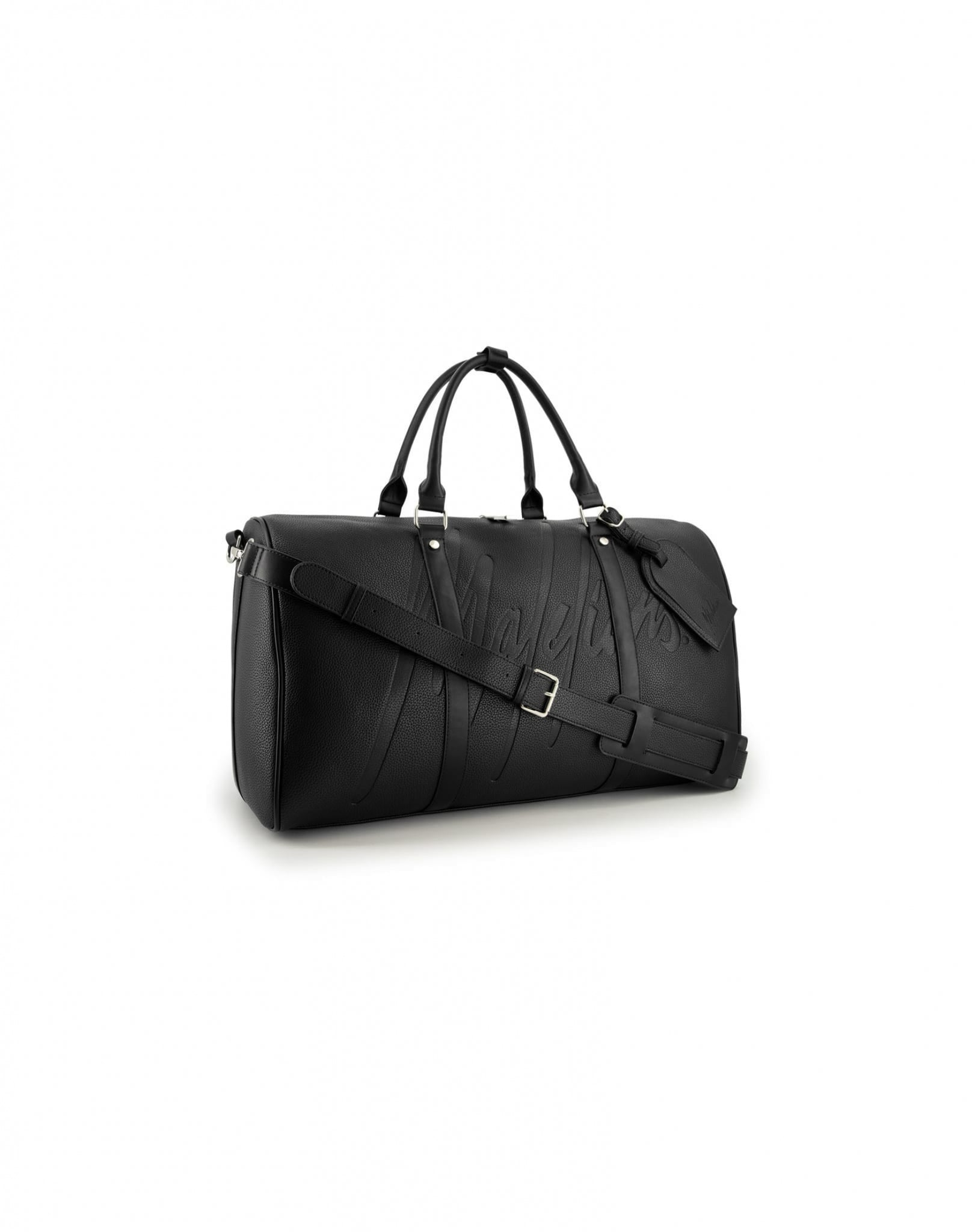 Duffel Bag PU leather, Black, Classic Duffel Bag PU leather, Black, Classic
