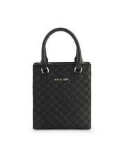 Malelions Monogram Handbag | Black