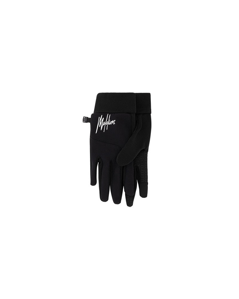 Malelions Men Signature Gloves | Black/White