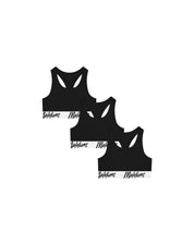 Malelions Women Bralette 3-Pack | Black