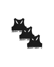 Malelions Women Bralette 3-Pack | Black