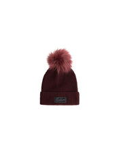 Malelions Women Knitted Beanie | Burgundy