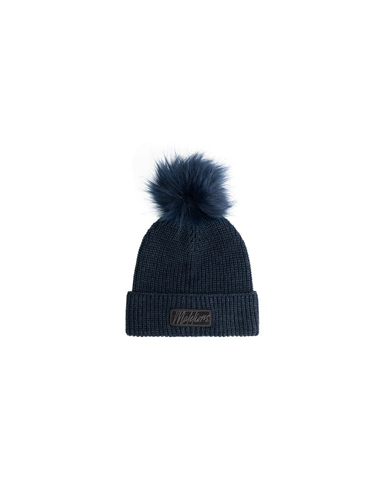 Malelions Women Knitted Beanie | Navy