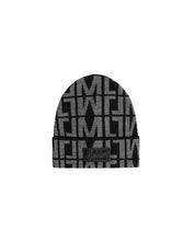 Malelions Men Monogram Beanie | Black/Antra