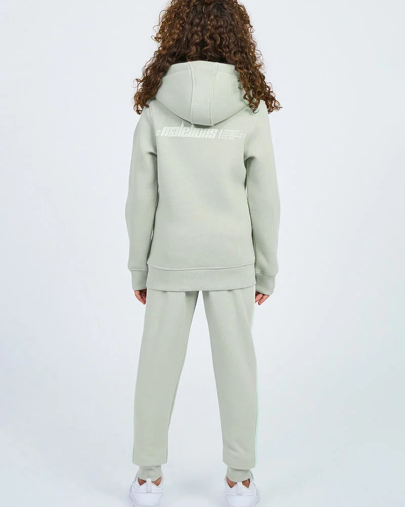 Malelions Junior Worldwide Hoodie | Aqua Grey/Mint