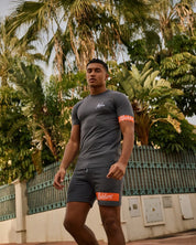 Malelions Men Captain Shorts | Antra/Orange