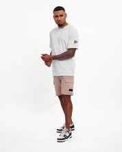 Malelions Men Cotton Cargo Shorts | Beige