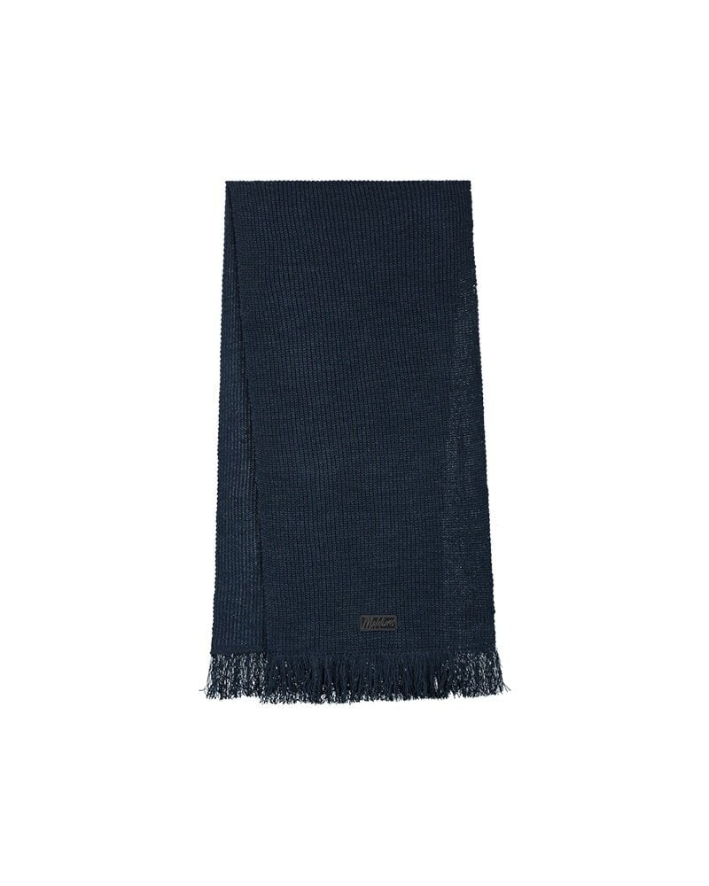  Malelions Women Knitted Scarf | Navy