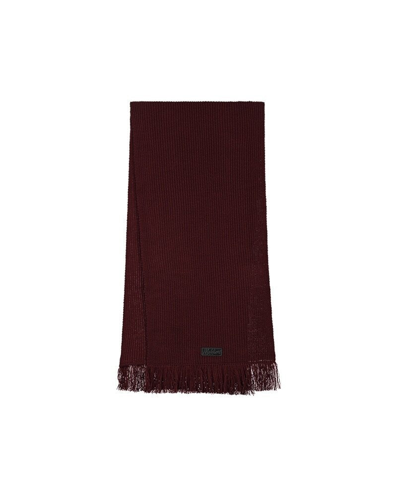  Malelions Women Knitted Scarf | Burgundy