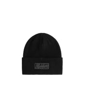 Malelions Junior Ribbed Logo Beanie | Black