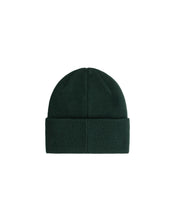 Malelions Junior Ribbed Logo Beanie | Dark Green