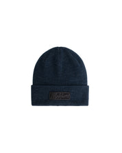 Malelions Junior Ribbed Logo Beanie | Navy