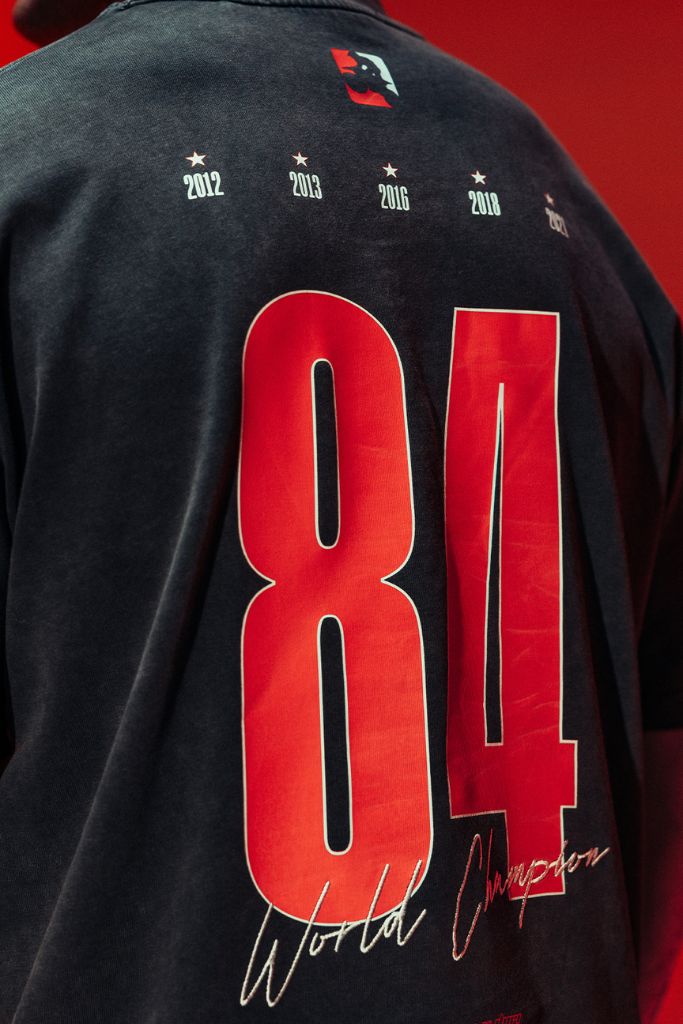 Malelions x Jeffrey Herlings Limited Red Herlings T-Shirt | Acid Wash