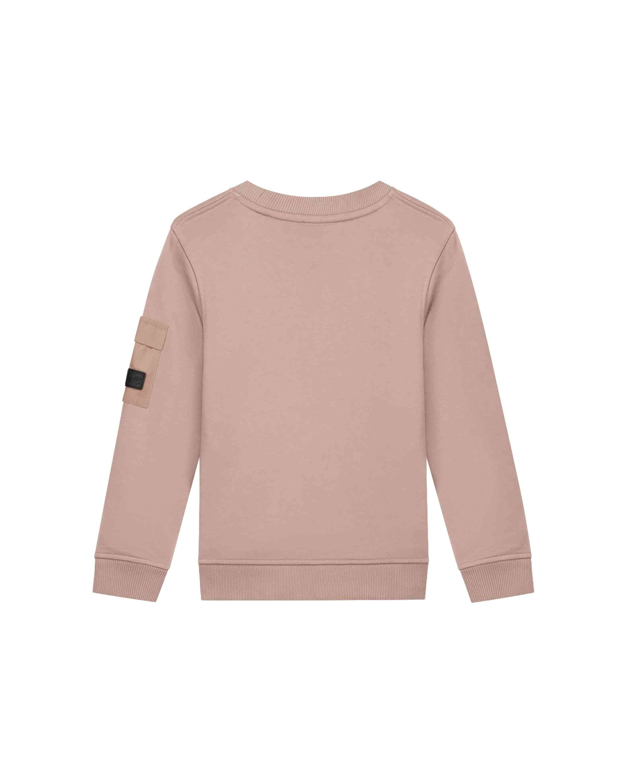 Malelions Junior Nylon Pocket Sweater | Grey Brown