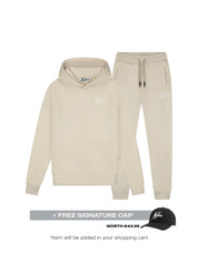 Malelions Women Signature Tracksuit | Cream