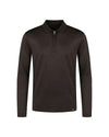  Malelions Premium Mercerized Cotton Longsleeve Polo | Dark Brown