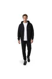 Malelions Men Department Zip Hoodie | Black