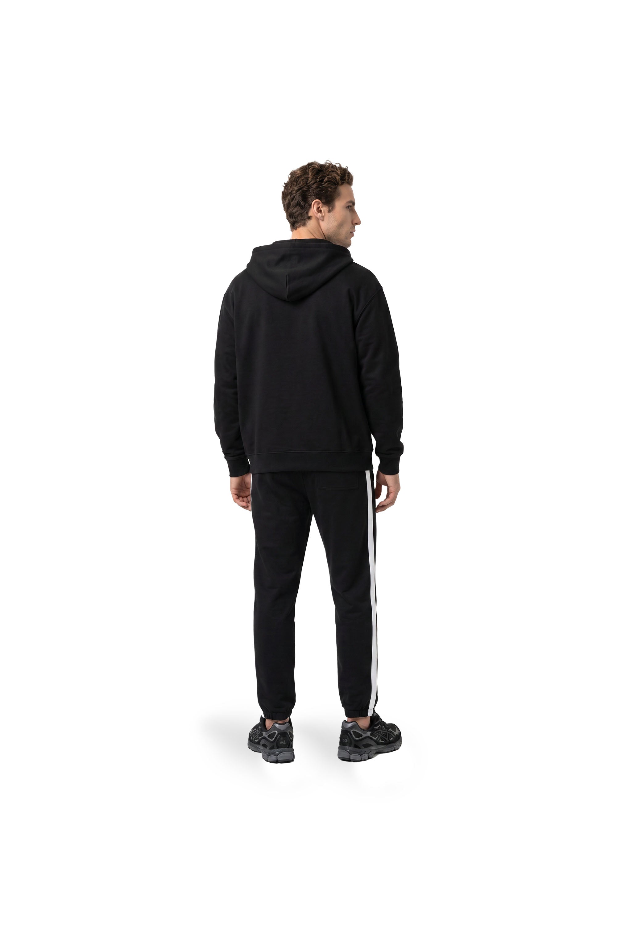 Malelions Men Department Zip Hoodie | Black