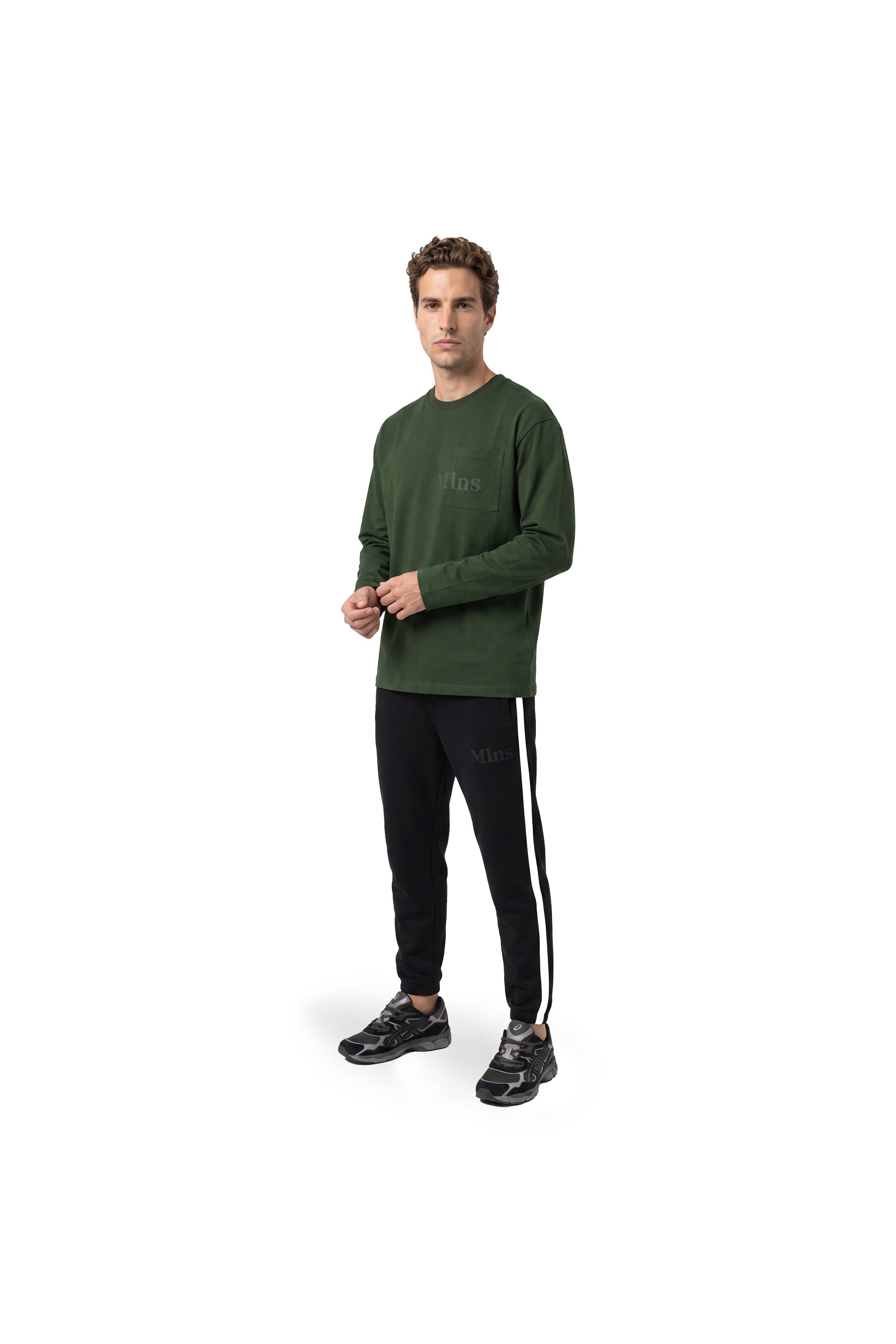 Malelions Men Department Longsleeve T-Shirt | Racing Green