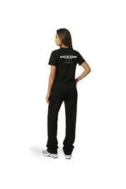 Malelions Women Italian Summer Straight Leg Sweatpants | Black