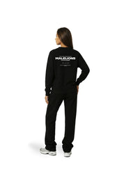 Malelions Women Italian Summer Sweater | Black