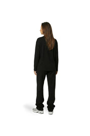 Malelions Women Italian Summer Longsleeve T-Shirt | Black