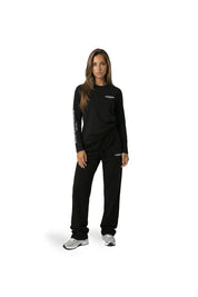 Malelions Women Italian Summer Longsleeve T-Shirt | Black