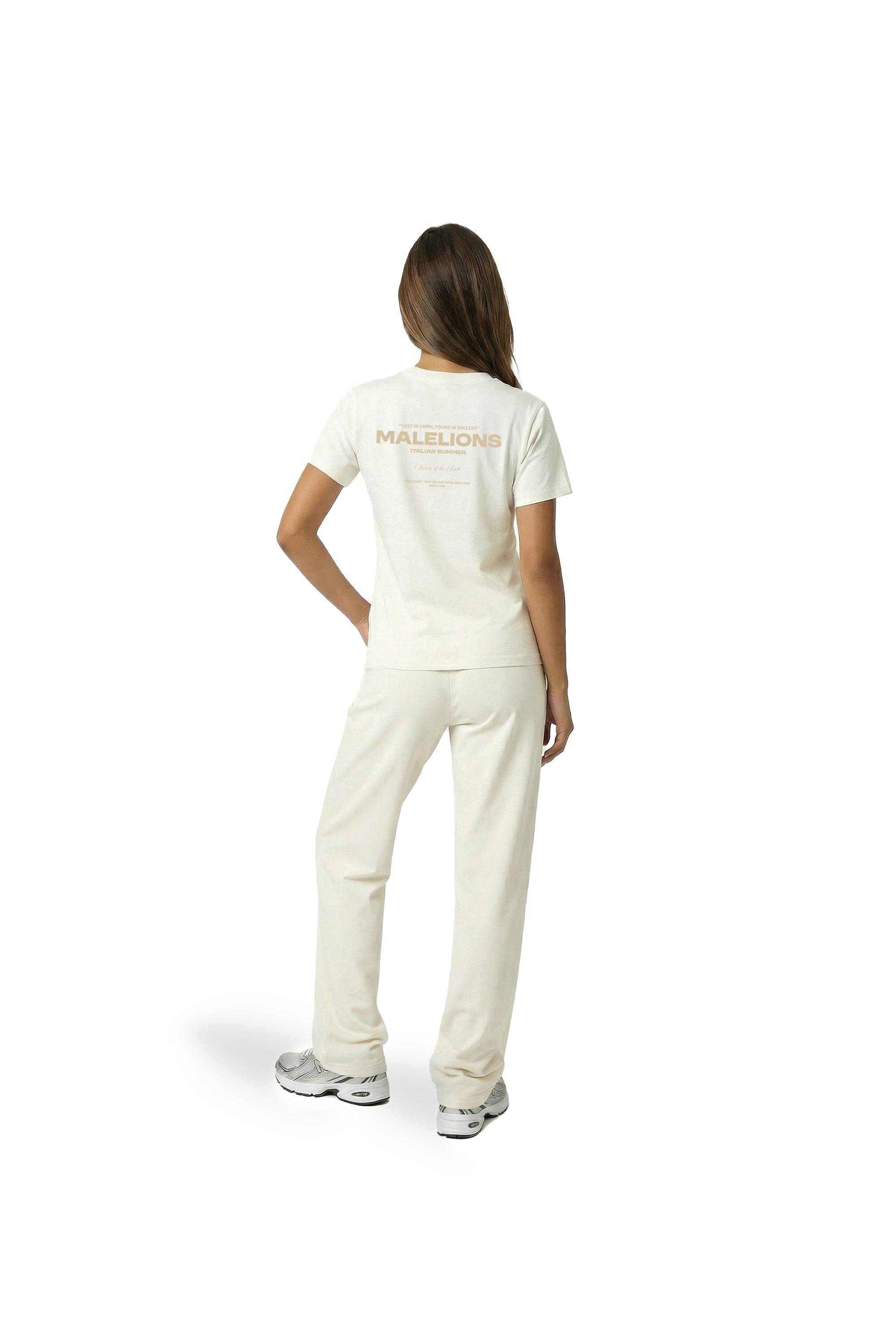 Malelions Women Italian Summer T-Shirt | Cream
