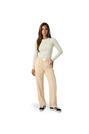 Malelions Women Studio Longsleeve Top | Cream