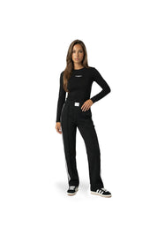 Malelions Women Studio Longsleeve Top | Black