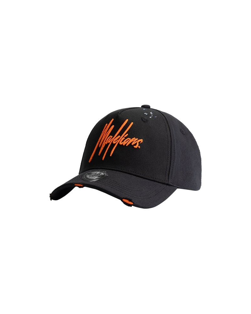  Malelions x Jeffrey Herlings Crew Cap | Black/Orange